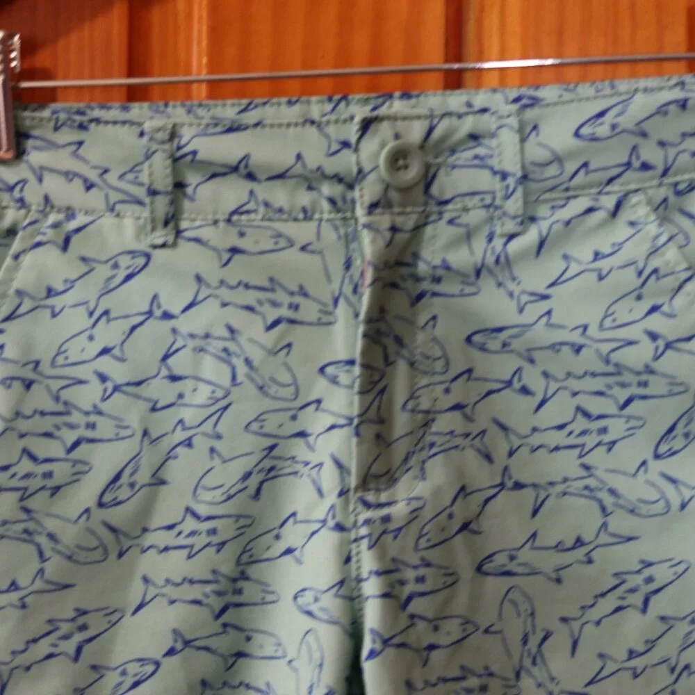 Cat & Jack Boys Shark Print Swim Trunk Shorts 10 - Picture 2 of 8
